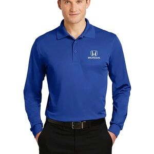 New Honda Polo Blue Long Sleeve SIZE XL LARGE
